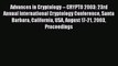 Read Advances in Cryptology -- CRYPTO 2003: 23rd Annual International Cryptology Conference