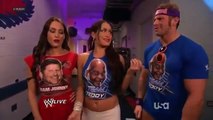 Eve Torres, Bella Twins & Zack Ryder Backstage Segment- Raw 3/26/12