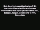 Read Multi-Agent Systems and Applications IV: 4th International Central and Eastern European