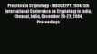 Read Progress in Cryptology - INDOCRYPT 2004: 5th International Conference on Cryptology in