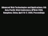 Read Advanced Web Technologies and Applications: 6th Asia-Pacific Web Conference APWeb 2004