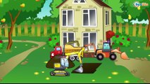 Akıllı Arabalar - Ekskavatör, Vinç ve Kamyon - Eğitici Çizgi Film - Çocuk filmi