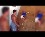Baby Rock climbing Amazing Video Funny Videos Funny Pranks Funny Fails WhatsApp videos Zaid Ali
