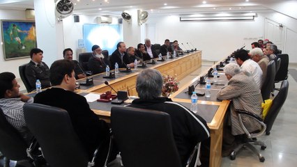 ejaz Butt in meeting