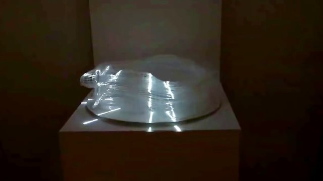 Zootrope lumineux de l'artiste japonais Akinori Goto