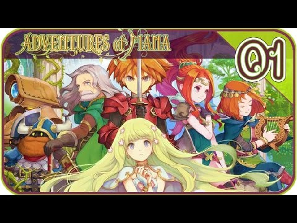 Adventures of Mana Walkthrough Part 1 (VITA) English ~ Final Fantasy Adventure Remake ~