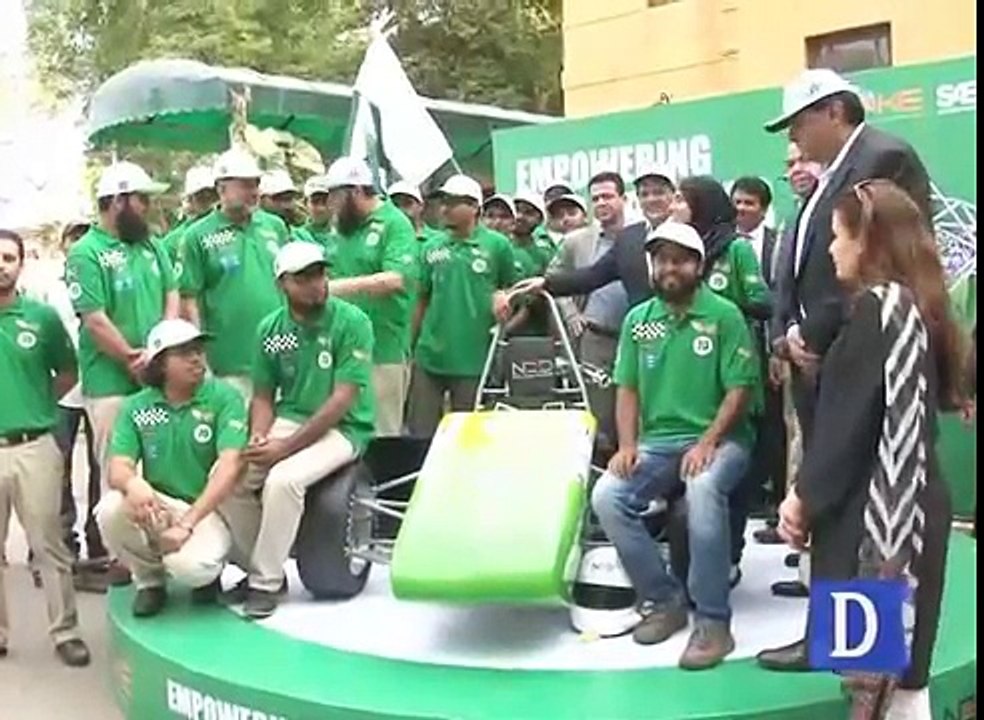 First formula car by NED students