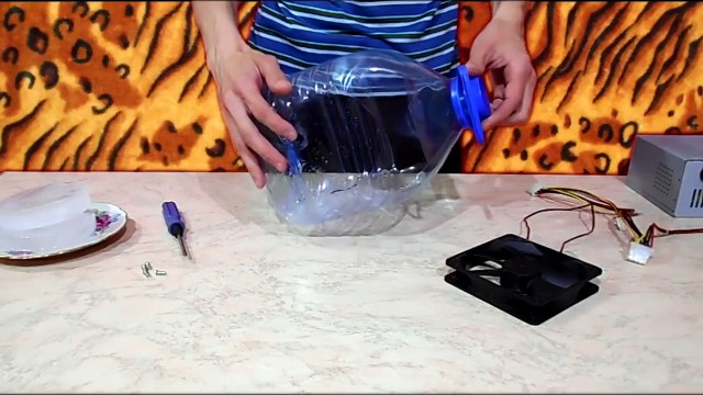 Как сделать кондиционер из бутылки своими руками