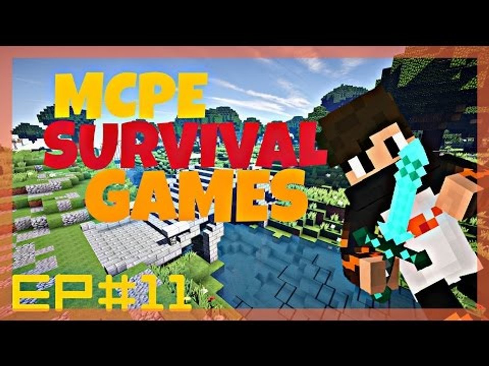 MCPE Survival Games Ep#11: Split Controls Challenge!