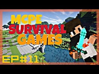 MCPE Survival Games Ep#11: Split Controls Challenge!