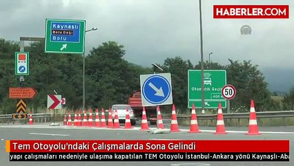 Скачать видео: Tem Otoyolu'ndaki Çalışmalarda Sona Gelindi