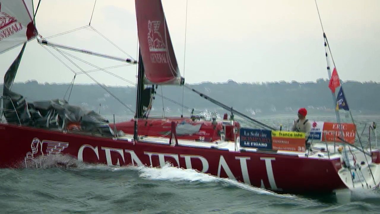 Solitaire Bompard Le Figaro - Sous spi ( Generali et Skipper Macif )