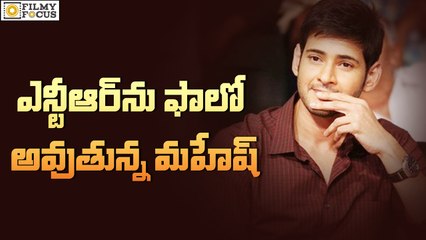 Mahesh Babu Following NTR Steps - Filmyfocus.com