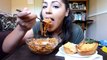 MUKBANG/EATING SHOW | SPAGHETTI & GARLIC BREAD | DO YOU TAKE CARE OF YOUR MAN?