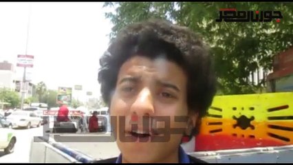 أحد طلاب الثانوية العامة اتمني ألا تكون المظاهرات سلمية