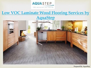 Laminate Wood Flooring Services by AquaStep