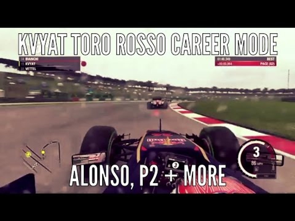Kvyat Toro Rosso Career Mode