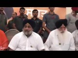 dipty cm could not reply during sangat darshan