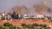 Удары ВВС Сирии и ВКС России по позициям ДАИШ в Алеппо