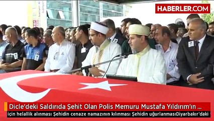 Download Video: Dicle'deki Saldırıda Şehit Olan Polis Memuru Mustafa Yıldırım'ın Cenaze Namazı