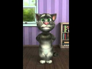 Talking Tom wishing happy new year