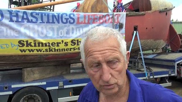 Lifeboat back home from Migennes to Hastings