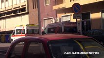 [1PARTENZA] [WAIL] Ambulanza Alba 118 Cagliari in emergenza Italian ambulance responding code 3