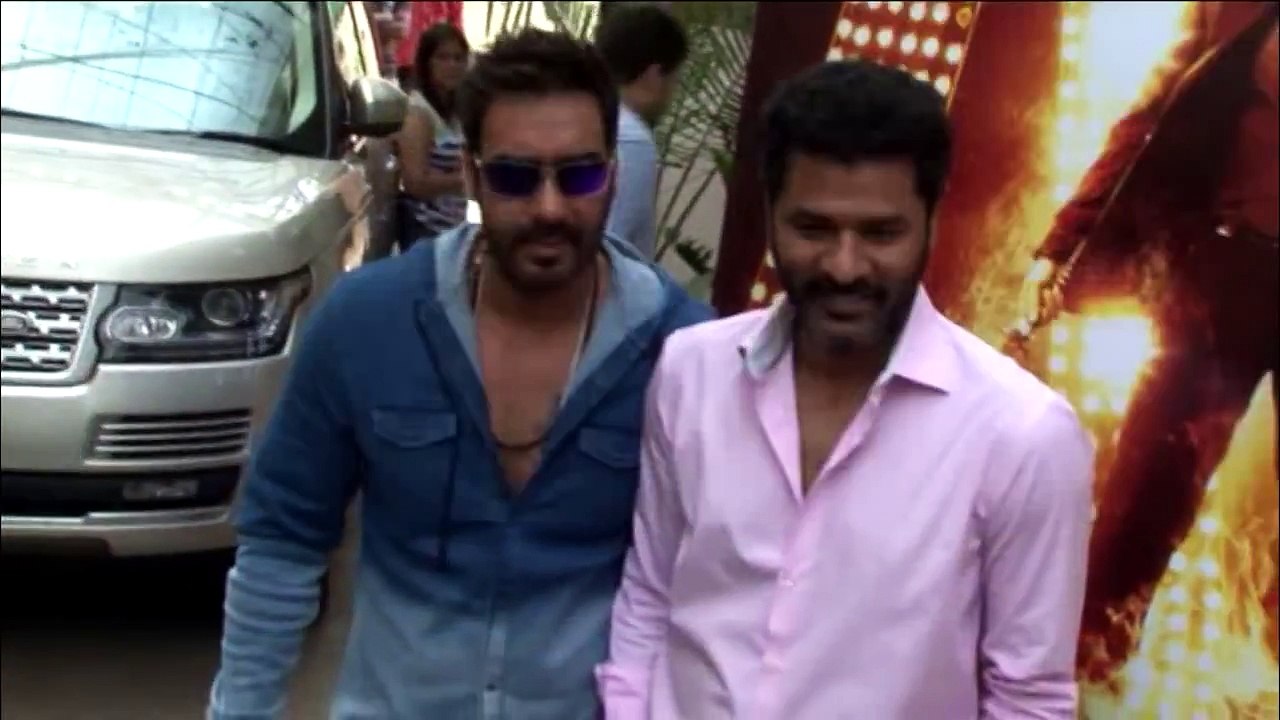 Prabhudeva and Ajay Live performance at Action Jackson Theme Song Launch