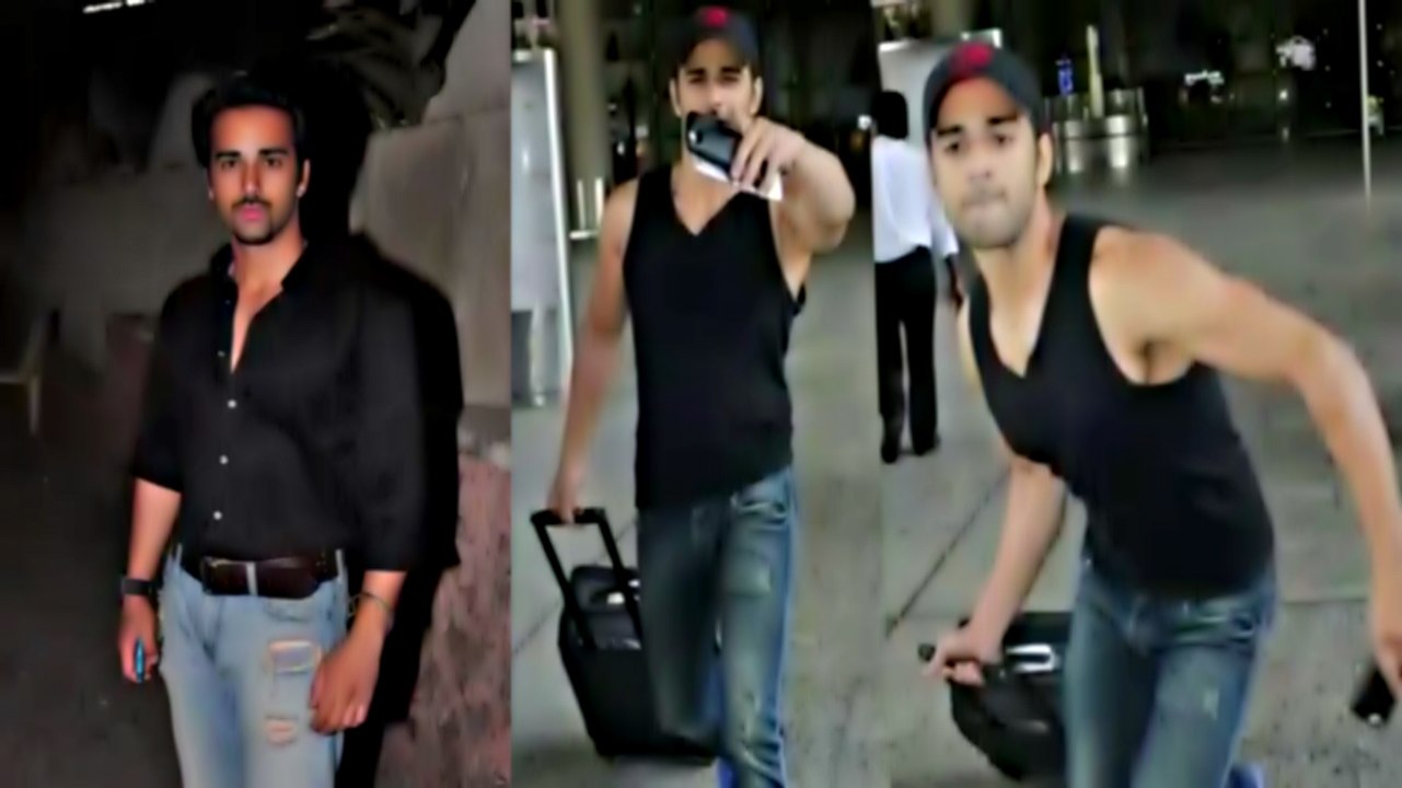 Bollywood Fights - Pulkit Samrat Almost Beats Photographer At Airport!