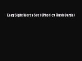 Read Easy Sight Words Set 1 (Phonics Flash Cards) E-Book Free