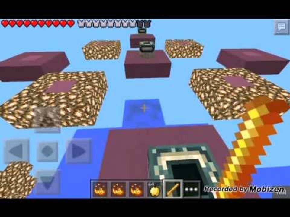 Mcpe: modded map "X Run"