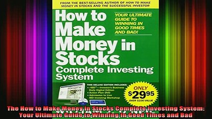 READ book  The How to Make Money in Stocks Complete Investing System Your Ultimate Guide to Winning Full EBook