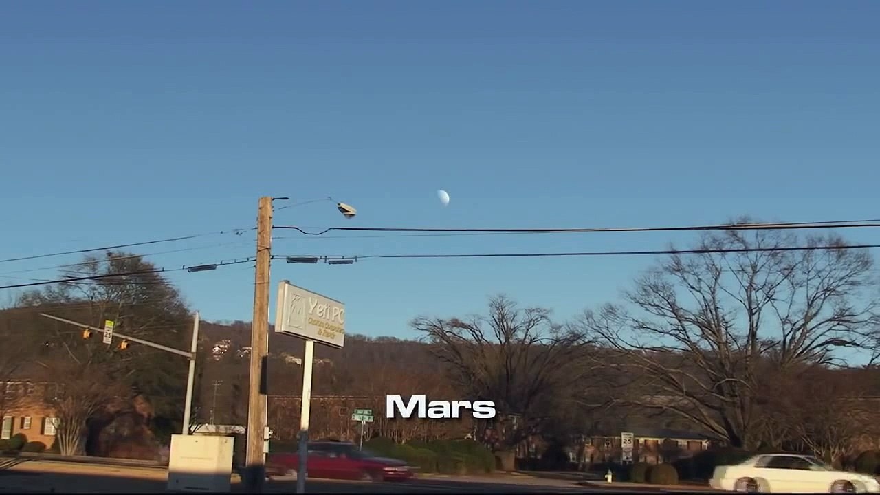¿Como se verían los planetas si estuvieran a la misma distancia de la luna