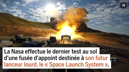 Test au sol réussi pour une fusée du futur lanceur lourd de la Nasa