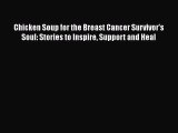 Read Chicken Soup for the Breast Cancer Survivor's Soul: Stories to Inspire Support and Heal