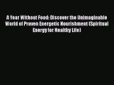 Read A Year Without Food: Discover the Unimaginable World of Proven Energetic Nourishment (Spiritual