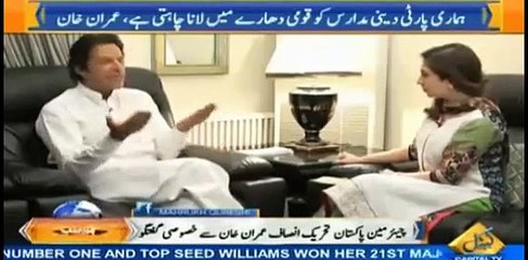 Imran Khan Reveals Why KPK Govt Giving Funds To Only Madrassa Haqqania