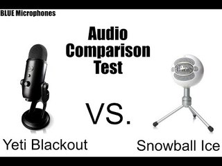 Blue Yeti Blackout vs. Blue Snowball Ice (Audio Test)