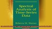 FREE PDF  Spectral Analysis of TimeSeries Data Methodology in the Social Sciences  FREE BOOOK ONLINE