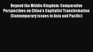 Read Beyond the Middle Kingdom: Comparative Perspectives on Chinaâ€™s Capitalist Transformation