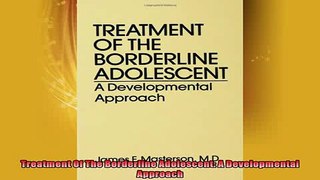 READ book  Treatment Of The Borderline Adolescent A Developmental Approach  FREE BOOOK ONLINE