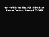 [Online PDF] Quicken Willmaker Plus 2008 Edition: Estate Planning Essentials (Book with CD-ROM)