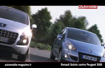 Renault Scénic 1.5 dCi 110 FAP contre Peugeot 3008 1.6 HDi FAP 110