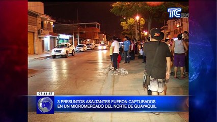 Frustrado asalto en el norte de Guayaquil