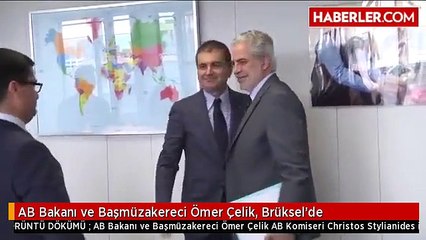 AB Bakanı ve Başmüzakereci Ömer Çelik, Brüksel'de