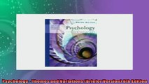 EBOOK ONLINE  Psychology  Themes and Variations Briefer Version 6th Edition READ ONLINE