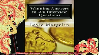 READ book  Winning Answers to 500 Interview Questions Full Free