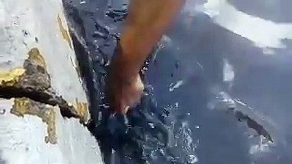 Así sacaron el agua en el distribuidor La Araña tras las fuertes lluvias