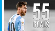 Lionel Messi All 55 Goals With Argentina [2006-2016] HD