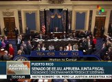 Senado de EEUU crea junta para el control fiscal de Puerto Rico